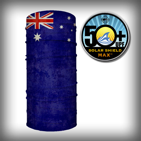 Monk Wrap Neck Gaiter - Face Mask - Bandana - Australian Flag