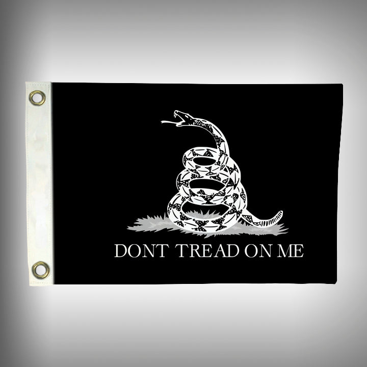 Bandiera Gadsden 12x18 Pollici Tea Party Don't Tread On Me Serpente Bianco