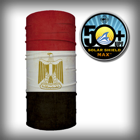 Monk Wrap Neck Gaiter - Face Mask - Bandana - Egypt Flag