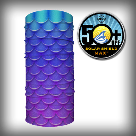 Monk Wrap Neck Gaiter - Face Mask - Bandana - Full Spectrum Mermaid