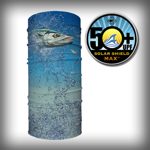 Monk Wrap Neck Gaiter - Face Mask - Bandana - Kingfish Explosion