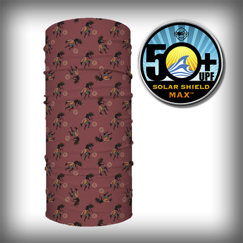 Monk Wrap Neck Gaiter - Face Mask - Bandana - Kokopelli