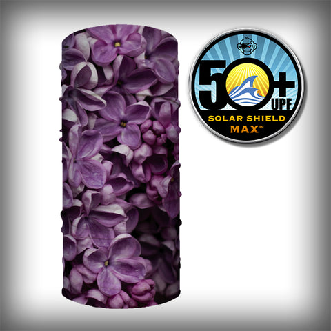Monk Wrap Neck Gaiter - Face Mask - Bandana - Lilacs