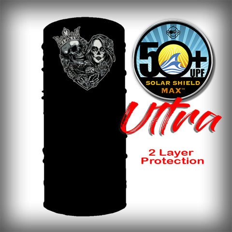 Monk Wrap Neck Gaiter - Face Mask - Bandana - Love you til Death