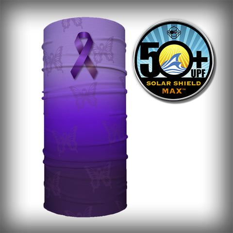 Monk Wrap Neck Gaiter - Face Mask - Bandana - Lupus Awareness