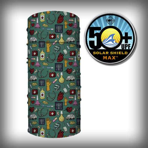 Monk Wrap Neck Gaiter - Face Mask - Bandana - Medical Art