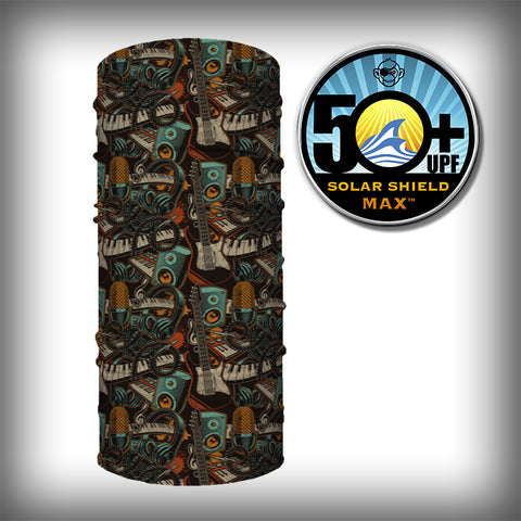 Monk Wrap Neck Gaiter - Face Mask - Bandana - Music