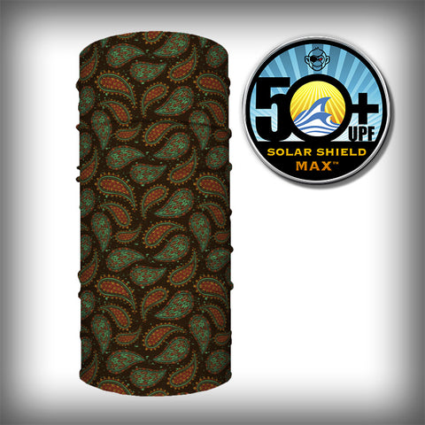 Monk Wrap Neck Gaiter - Face Mask - Bandana - Paisley