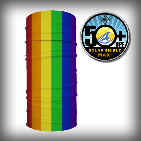 Monk Wrap Neck Gaiter - Face Mask - Bandana - LGBT Flag