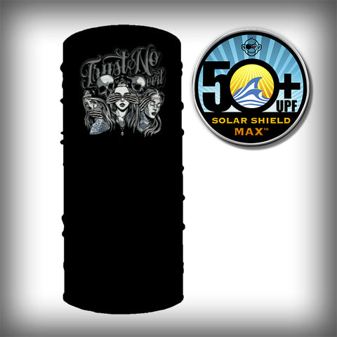 Monk Wrap Neck Gaiter - Face Mask - Bandana - Trust no Evil