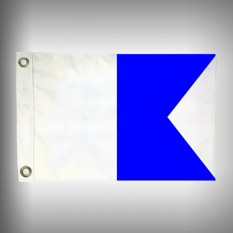 Nautical Alpha Flag - Marine Grade - Boat Flag