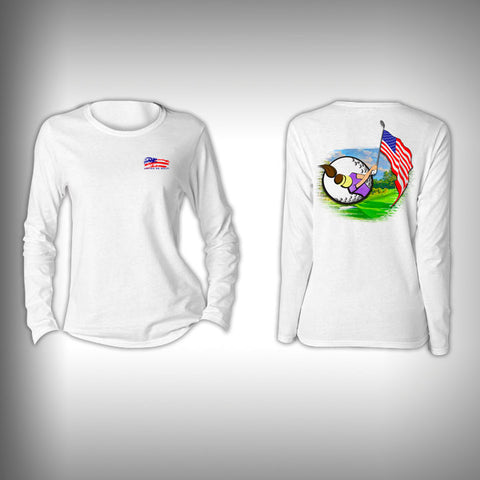 Womens Golfer - Womens Performance Shirt - Fishing Shirt - SurfmonkeyGear
 - 1