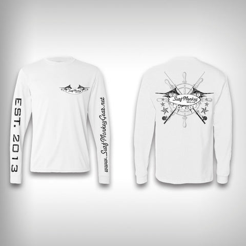 Fishing Poles - Performance Shirt - Fishing Shirt - SurfmonkeyGear
 - 1