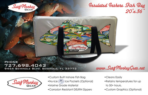 Insulated Inshore Fish Bag - SurfmonkeyGear
 - 1