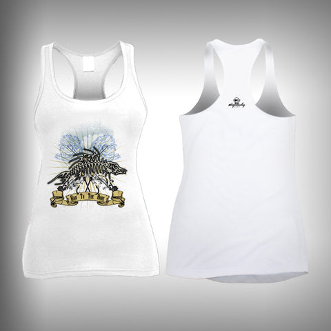 Bad to the Bone - Womens Tank Top - SurfmonkeyGear
 - 1