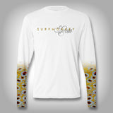 Brown Trout Scale Sleeve Shirt -  SurfMonkey - Performance Shirts - Fishing Shirt