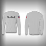 Surfmonkey Pro Performance Distressed Logo Long Sleeve