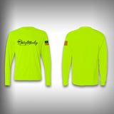 Surfmonkey Pro Performance Distressed Logo Long Sleeve