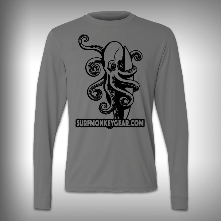 Octopus - Performance Shirt - Fishing Shirt - Decal Shirts Small / White