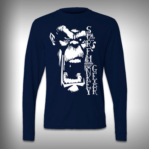 Screaming Monkey - Performance Shirt - Fishing Shirt - Decal Shirts