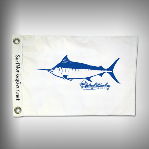 Fish Tournament Flag - Marlin - Marine Grade - Boat Flag - SurfmonkeyGear
