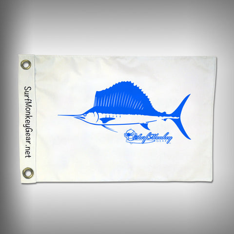 Fish Tournament Flag - Sailfish - Marine Grade - Boat Flag - SurfmonkeyGear
