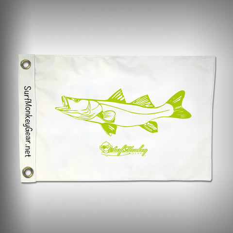 Fish Tournament Flag - Snook - Marine Grade - Boat Flag - SurfmonkeyGear