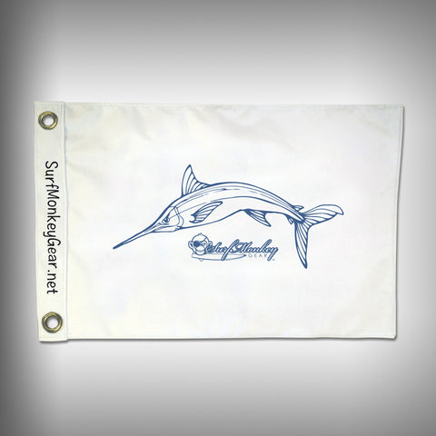 Fish Tournament Flag - Swordfish - Marine Grade - Boat Flag - SurfmonkeyGear
