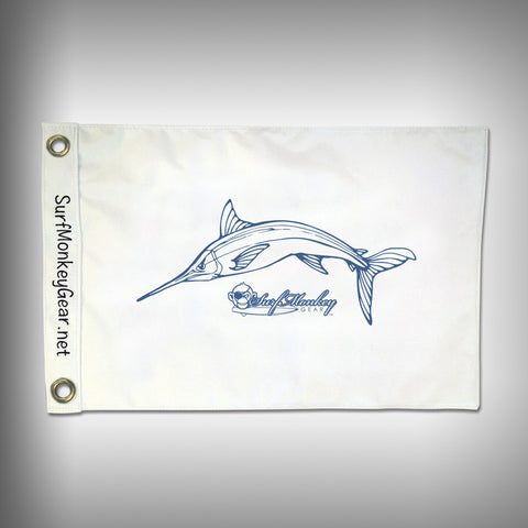 Fish Tournament Flag - Swordfish - Marine Grade - Boat Flag - SurfmonkeyGear