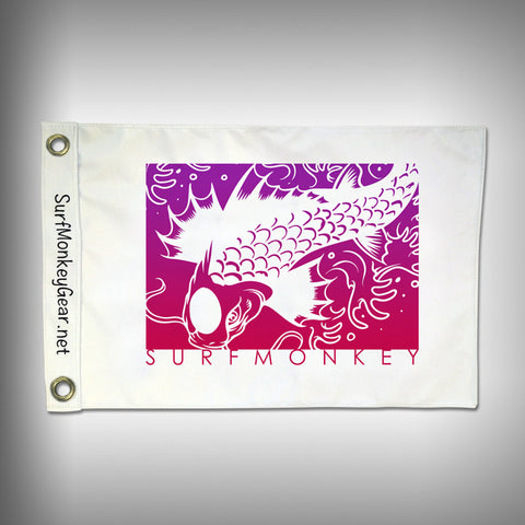 Custom Koi Fish Flag - Marine Grade - Boat Flag - SurfmonkeyGear
