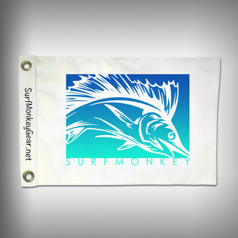 Custom Sailfish Flag - Marine Grade - Boat Flag - SurfmonkeyGear
