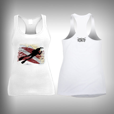 Florida Diver - Womens Tank Top - SurfmonkeyGear
 - 1