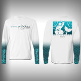 Mermaid Scale Sleeve Shirt -  SurfMonkey - Performance Shirts - Fishing Shirt - SurfmonkeyGear
