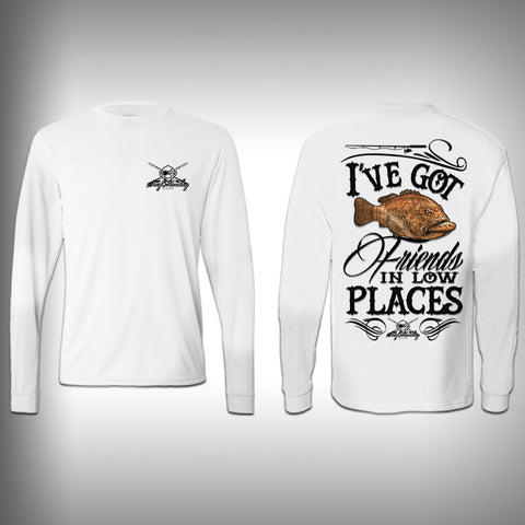Grouper Low Places - Performance Shirts - Fishing Shirt - SurfmonkeyGear
 - 1
