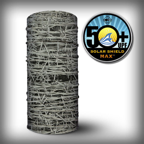 Monk Wrap Neck Gaiter - Face Mask - Bandana - Barbwire