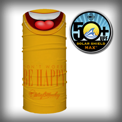 Monk Wrap Neck Gaiter - Face Mask - Bandana - Big Smile