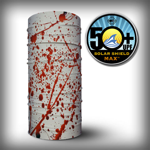 Monk Wrap Neck Gaiter - Face Mask - Bandana - Blood Splatter
