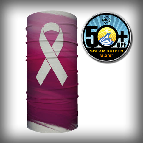 Monk Wrap Neck Gaiter - Face Mask - Bandana - Cancer Awareness