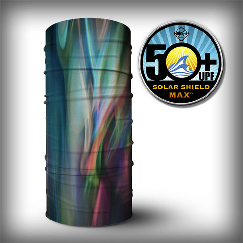 Monk Wrap Neck Gaiter / Face Mask - Swirls