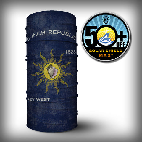 Monk Wrap Neck Gaiter - Face Mask - Bandana - Conch Republic - Key West
