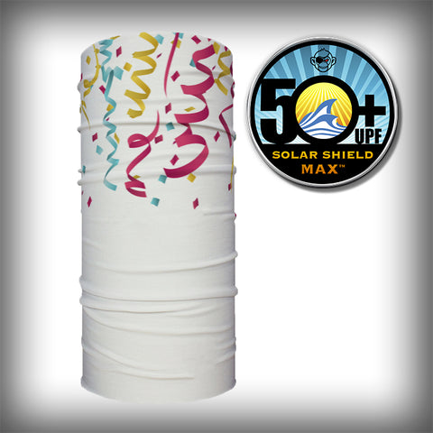 Monk Wrap Neck Gaiter - Face Mask - Bandana - Confetti