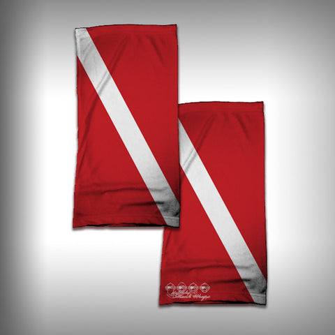 Monk Wrap Neck Gaiter - Face Shield - Diving - Dive Flag - SurfmonkeyGear