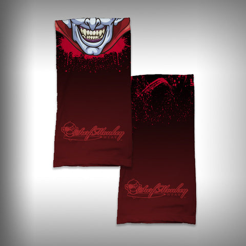 Monk Wrap Neck Gaiter / Face Shield - Dracula - SurfmonkeyGear