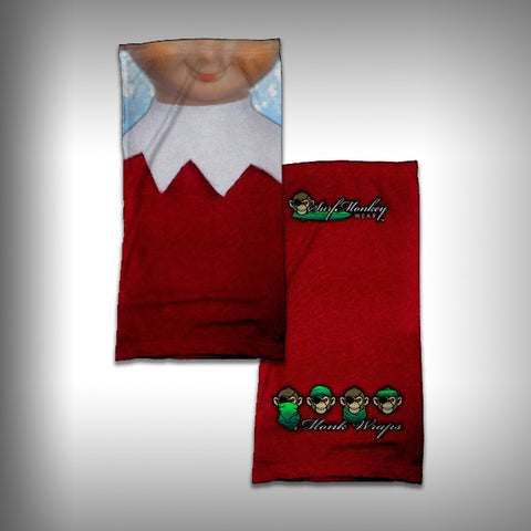 Monk Wrap Neck Gaiter / Face Shield - Winter Elf - SurfmonkeyGear