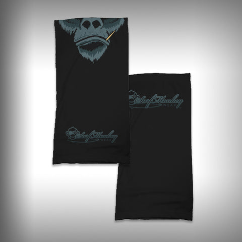 Monk Wrap Neck Gaiter / Face Shield - Toothpickin' Gorilla - SurfmonkeyGear