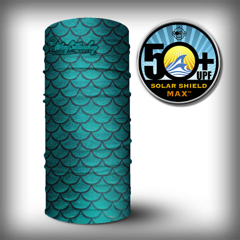 Monk Wrap Neck Gaiter / Face Mask - Mermaid