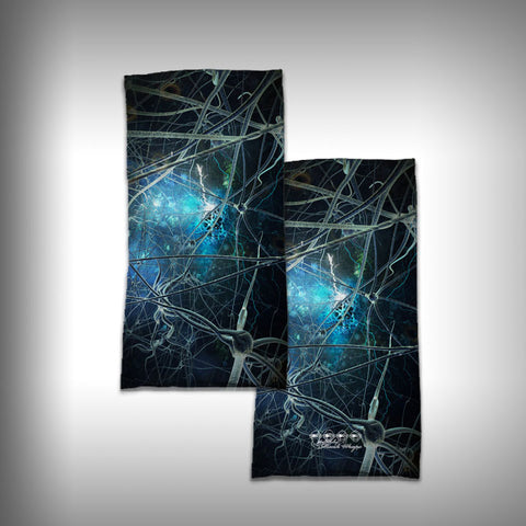 Monk Wrap Neck Gaiter - Face Shield - Bandana - Neurons - SurfmonkeyGear