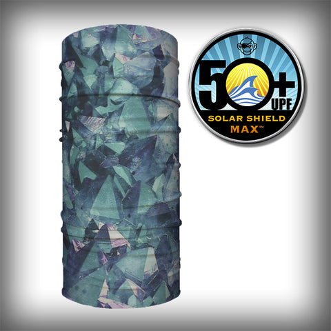 Monk Wrap Neck Gaiter - Face Mask - Bandana - Crystals Pastel