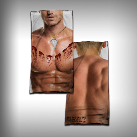 Monk Wrap Neck Gaiter - Face Shield - Bandana - Shark Bite - SurfmonkeyGear