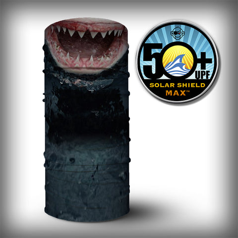 Monk Wrap Neck Gaiter - Face Mask - Bandana - Shark